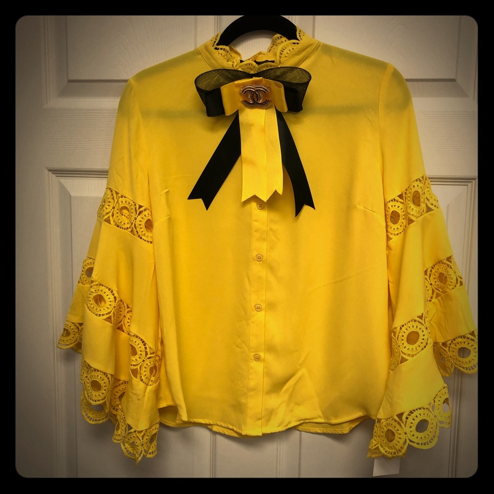 Beautiful Yellow Blouse